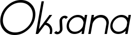 LRT Oksana Italic Police