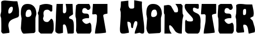 Typeface Design Angula Pocket Monster Expanded Písmo
