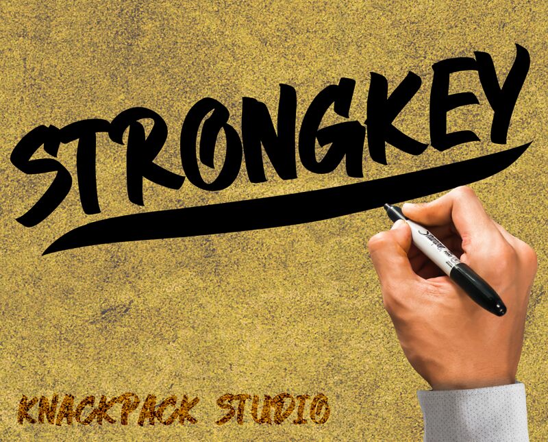 STRONGKEY DEMO Písmo