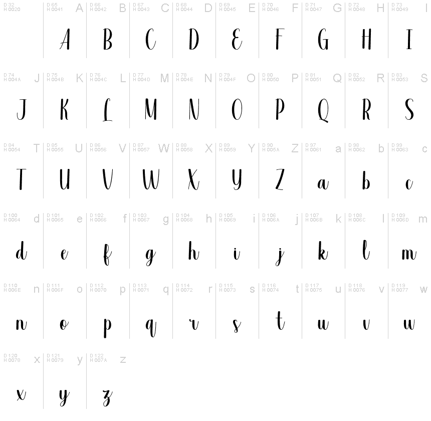 Valsday Script DEMO Regular Písmo